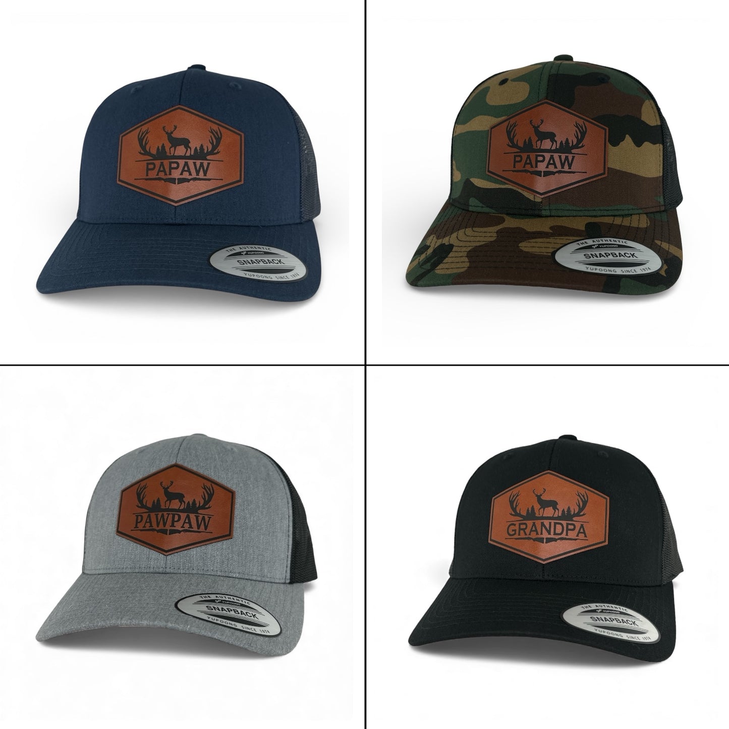 Personalizable Grandpa/Dad Snapback Hat