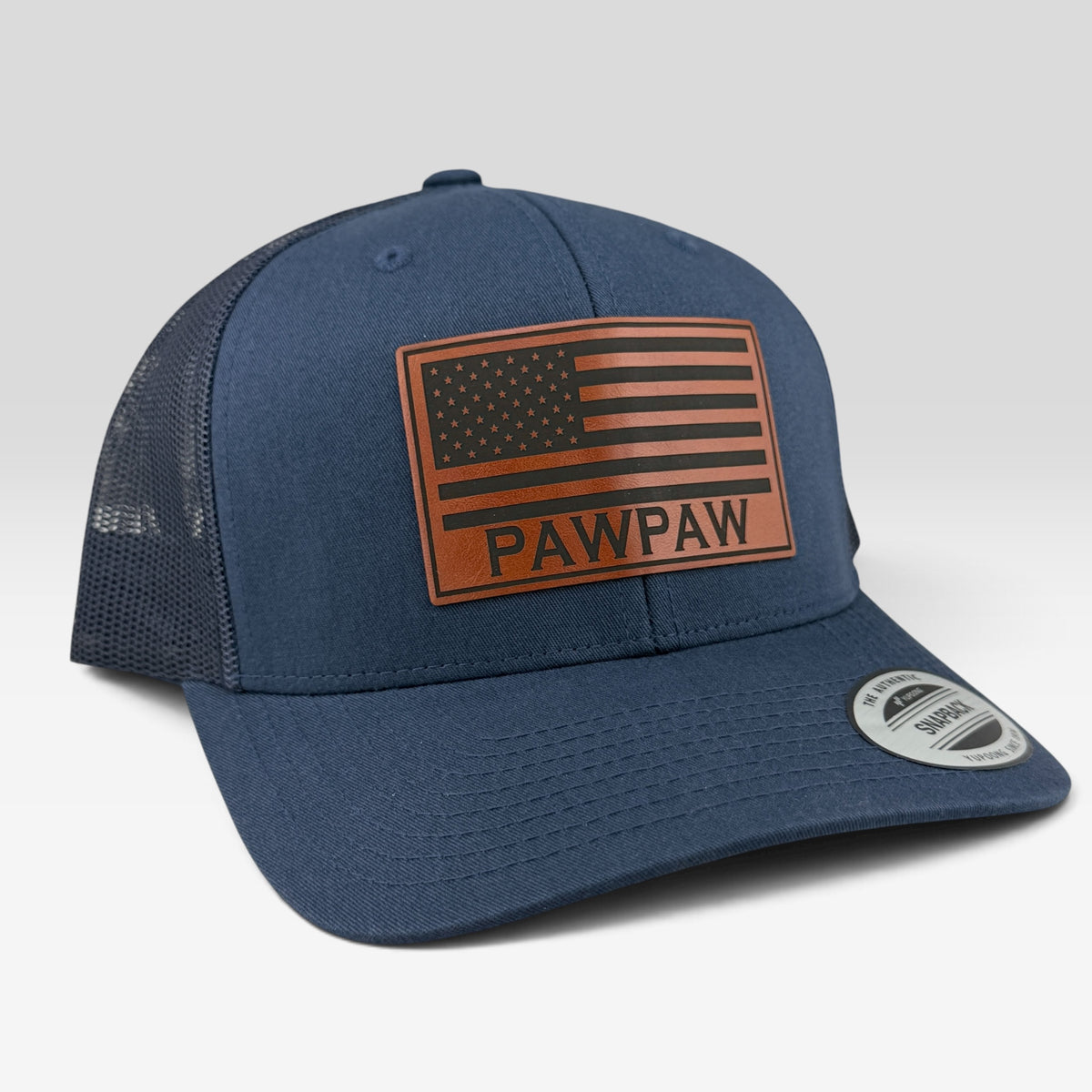 Personalized American Flag Hat for Pawpaw, Grandpa or Dad
