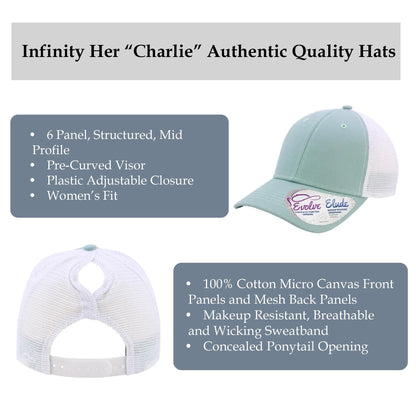 Sea Turtle Hat | Engraved Leatherette Trucker | Women's Beach Style Snapback