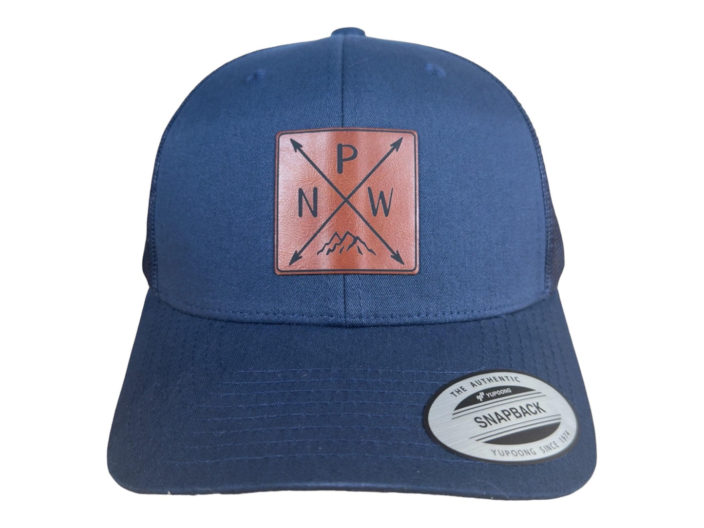 Pacific Northwest Hat PNW | Engraved Leatherette | Men's Outdoor Snapback